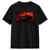 Унисекс футболка IMPALA SPN Impala Supernatural Винтажная Хлопковая Футболка с коротким рукавом Футболка с круглым вырезом Одежда Летняя