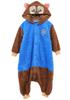 Kai-Tak Family Paw Patrol Kids' Fleece Kigurumi Pajamas (Blue (Chase), 130cm)