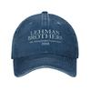 Lehman Brothers Risk Management Department 2008 Baseball Cap Retro Distressed Washed  Snapback Cap Unisex Outdoor Fit Hats Cap