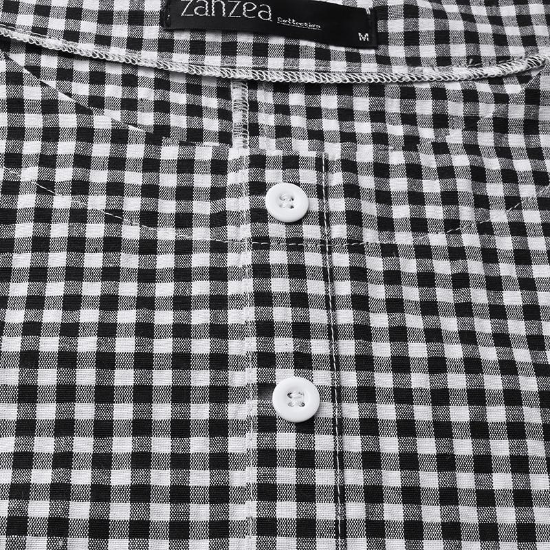 ZANZEA Женское длинное платье с длинными рукавами и пуговицами спереди в сетку