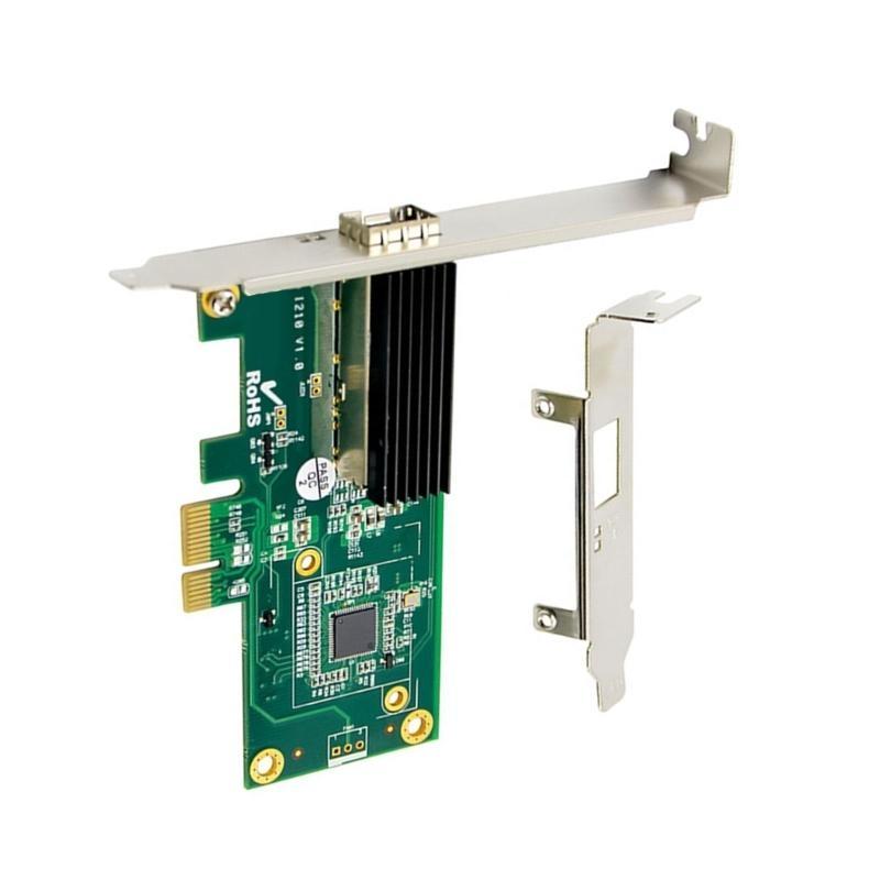 EP9660 PCIE X1 Gigabit Fiber Optical Networking Card WGI210AS Single Port And Low Profile Bracket For Industrial