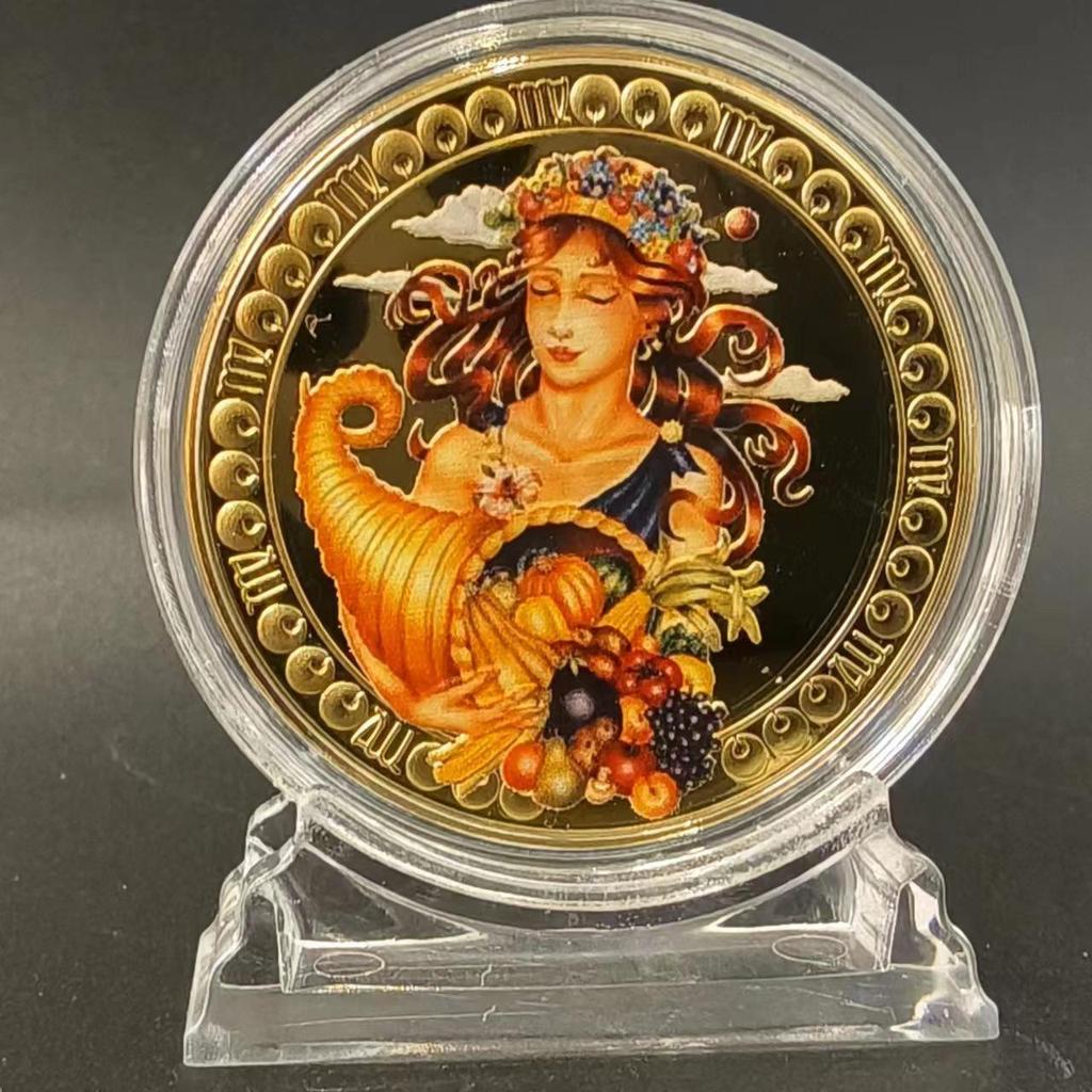 Позолоченный набор медальонов со знаками зодиака Скорпион, Близнецы и Весы