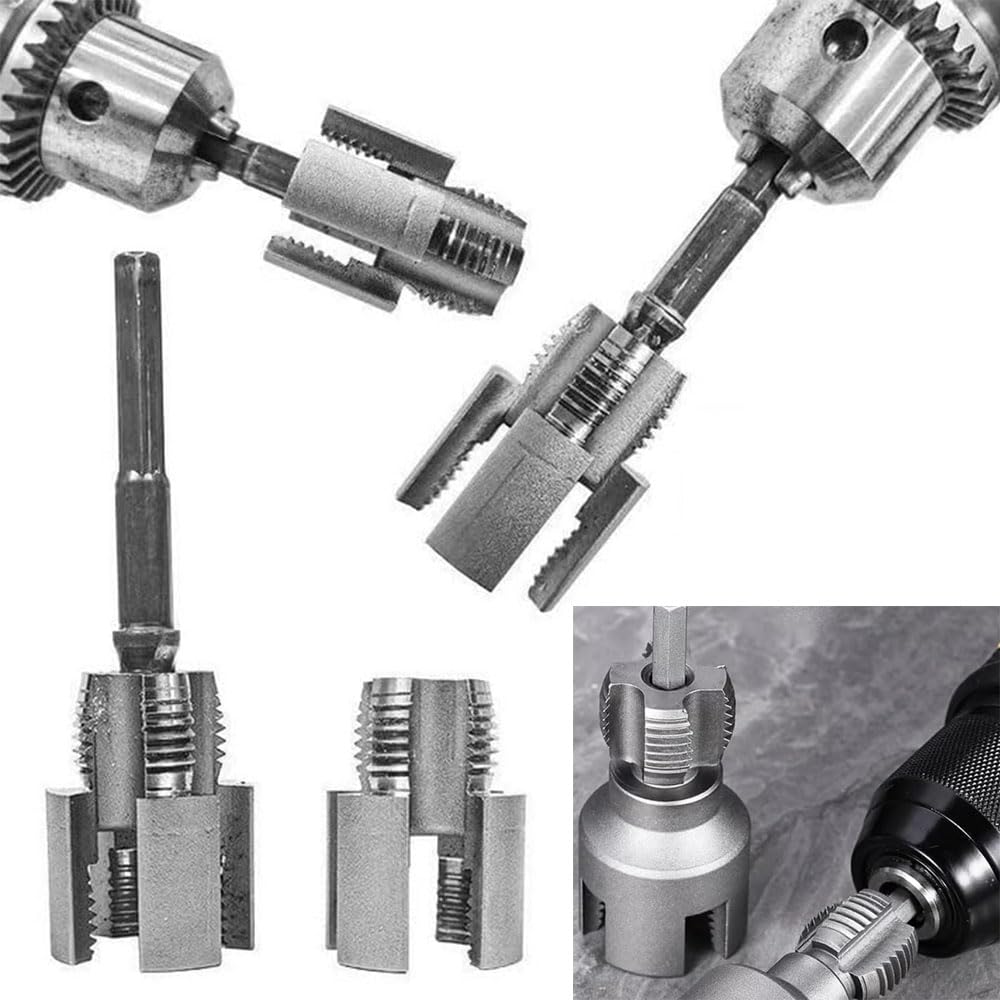 Интегрированный инструмент для нарезания внутренней и внешней трубной резьбы, новый инструмент для нарезания трубной резьбы 2025 года, 1/2" (DN15) 3/4" (Ду20) Инструмент для нарезания резьбы на трубах разных размеров