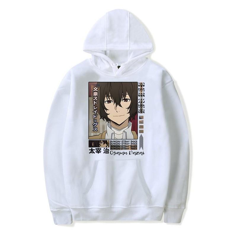 Bungo Stray Dogs Anime Hoodie Casual Fleece Sweatshirt Teens