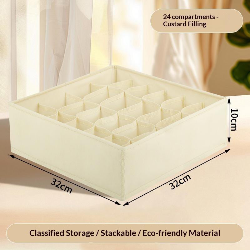 Underwear Organizer Large Capacity Multi-Grid Divider for Drawer Wardrobe Cabinet Bra Socks Underwear Home Organization