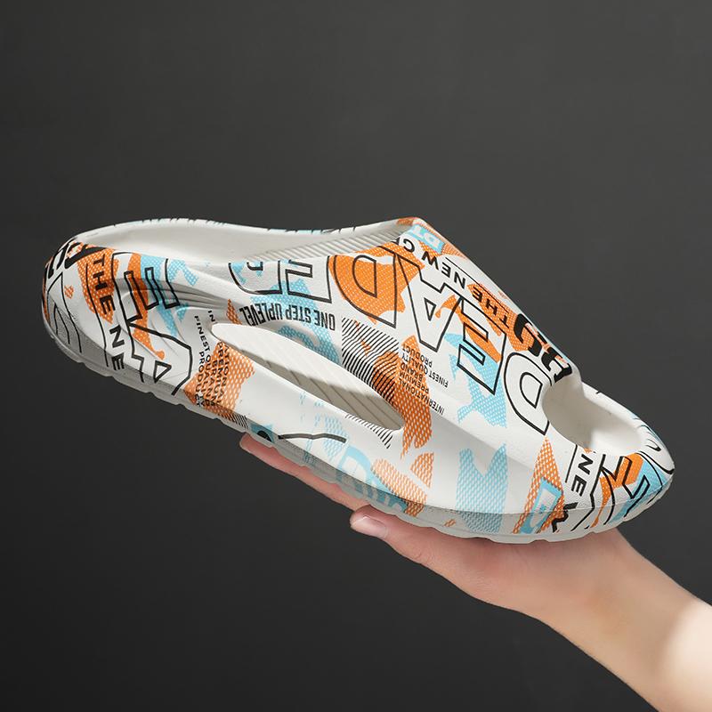 Модные мужские летние легкие сандалии на платформе, новые плоские пляжные туфли, повседневные сандалии на платформе для мужчин, пляжная обувь