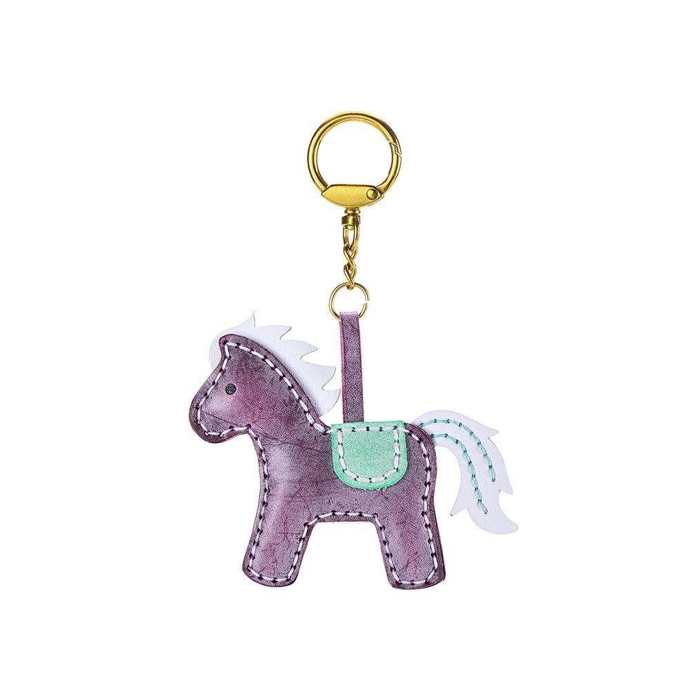 Horse Purse Charms Women Cute Designer Keychain Leather Bag Charm for Handbags Tote Bag Accessories Trendy Pendant
