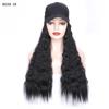 Hair Wig With Baseball Cap Straight&Wave Curly Hair Women Girl's Wigs