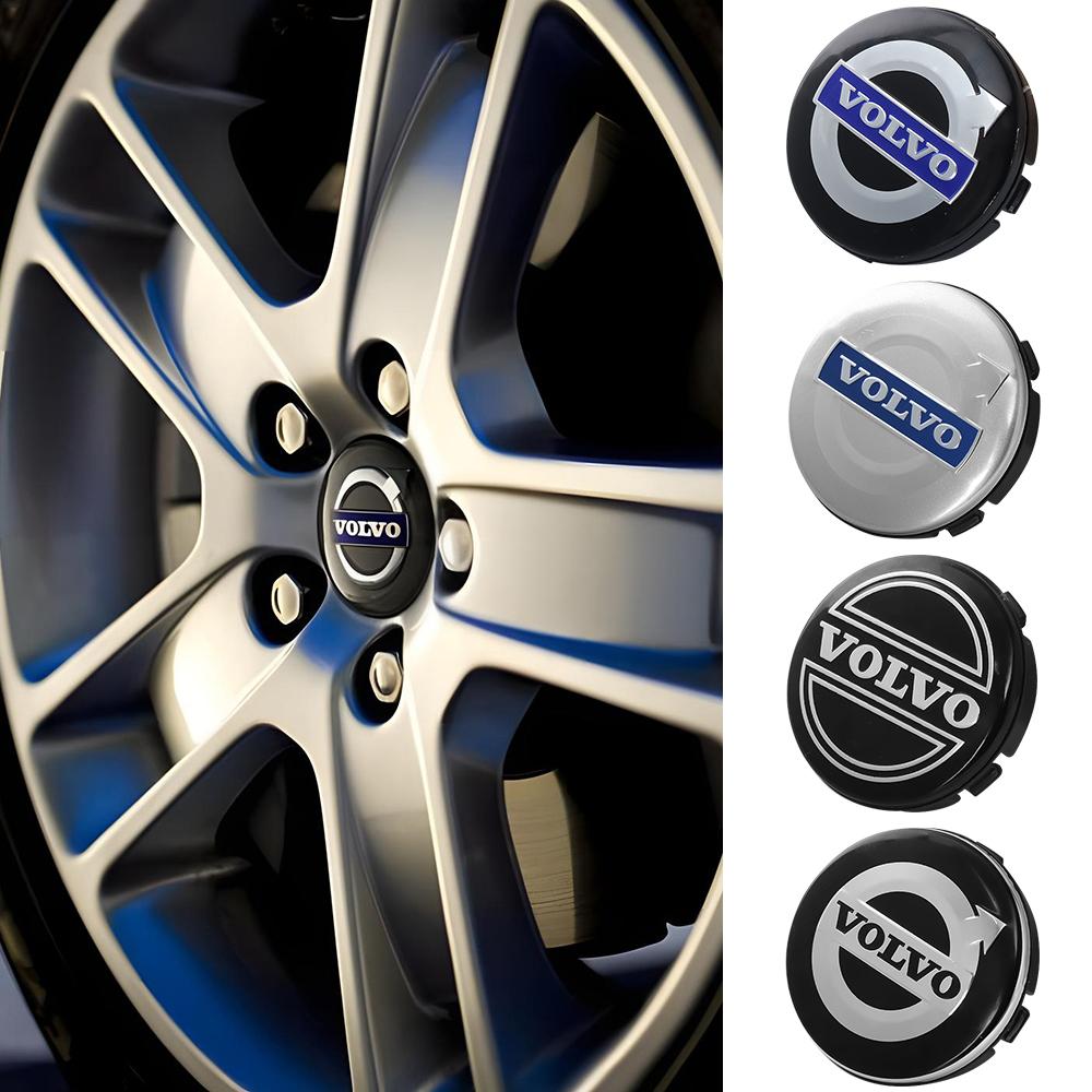4pcs/set 64mm VOLVO Badge Car Wheel Center Cap For Volvo XC60 V70 S60 XC90 S80 V40 XC70 V50 Rim Hub Cover Decorate Accessories