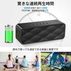 LenoWater Portable Bluetooth 5.3 Speaker, TWS, TF Card/AUX, Microphone, USB-C Charging
