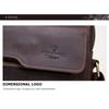 Crossbody Bag Men's Crazy Horse Leather Shoulder Bag Retro Men's Bag Multi-functional Bag