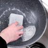 Двусторонние чистящие губки для мытья и ухода за кастрюлями и сковородами, бытовые абразивные губки, набор инструментов, щетка