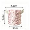 Desktop Storage Cosmetic Organizer Bucket Angel Wings Brush Holder  Desktop Organization