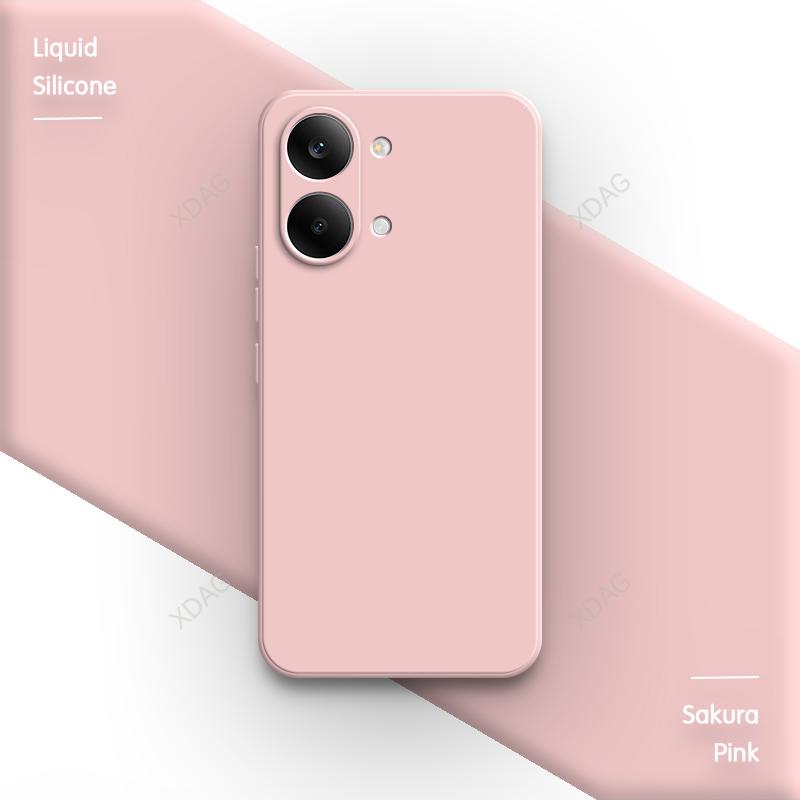 Защитная задняя крышка с защитой объектива для Xiaomi Redmi Turbo 5 Max Turbo5 5Max 5G Чехол Мягкий Квадратный Жидкий Силикон Гель Оригинальный Чехол для Телефона