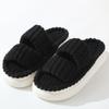 Плюшевые тапочки, женские меховые тапочки, повседневные теплые хлопковые тапочки