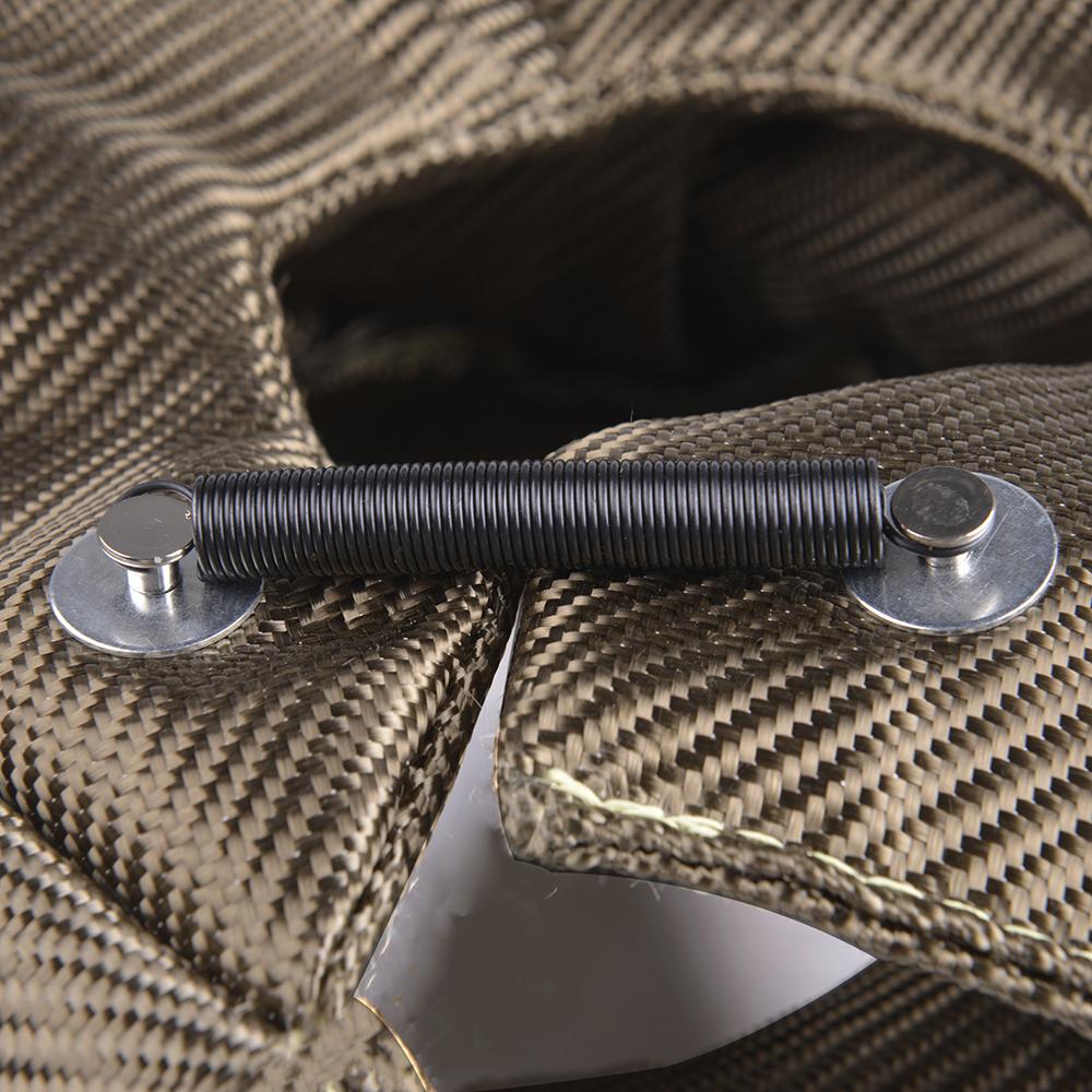 Turbo heat shield TITANIUM T2/T3/T4/T6 turbo blanket for Any T2/T3/T4/T6 TurboCharger barrier 1,800 degree