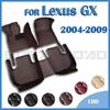 Автомобильные коврики для LEXUS GX серии 2004, 2005, 2006, 2007, 2008, 2009, индивидуальные автомобильные подушечки для ног, автомобильный коврик