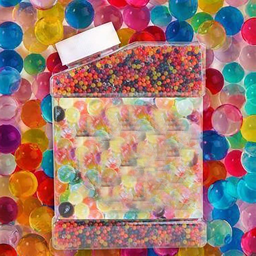 Красочные хрустальные бусины, впитывающие грязь, дети играют в водное садовое украшение