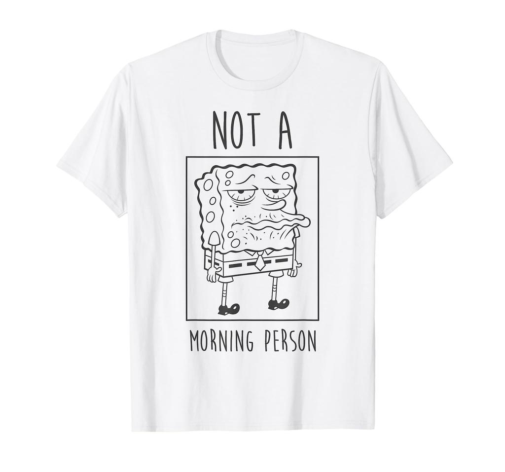Spongebob Squarepants Not A Morning Person T-Shirt