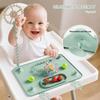 with 2 Straps Baby Placemats Silicone Baby Plates High Quality Suction Plates  for Infants Toddlers