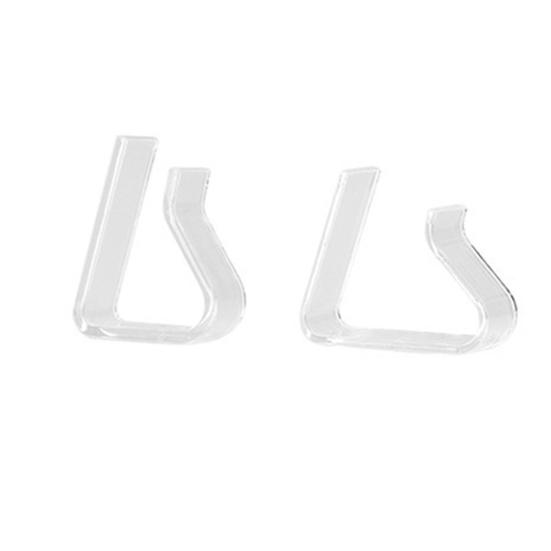 8/12 шт. Прозрачные зажимы для скатерти Мини-размер Нескользящие Широко используемые Прозрачные держатели для скатерти Зажимы для покрытия стола