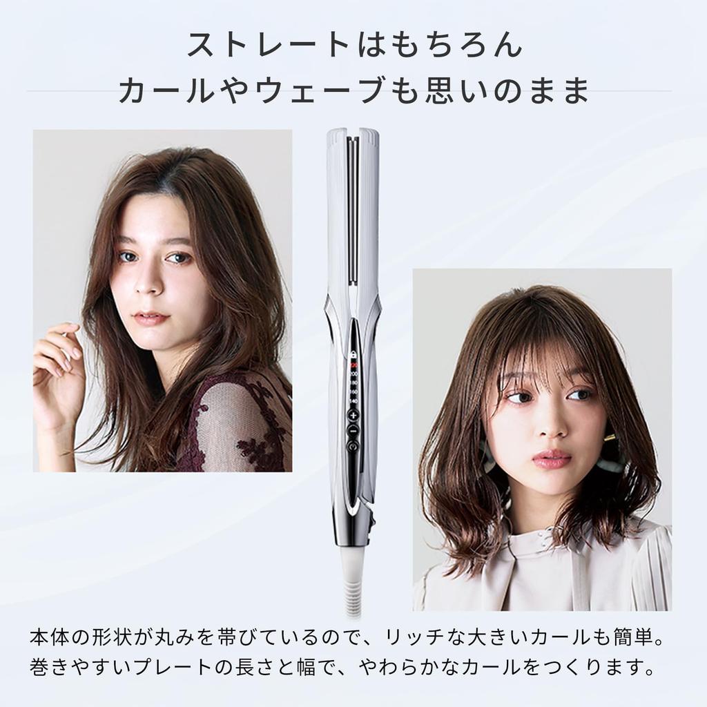 Магазин ReFa STRAIGHT IRON PRO Руководство по укладке волос включено Новая модель [только официальная] (черный)