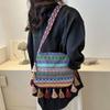 Woven Bag Ethnic Style Crossbody Bags Tassel Bohemian Shoulder Bag Fringe Shoulder Bag  Travel