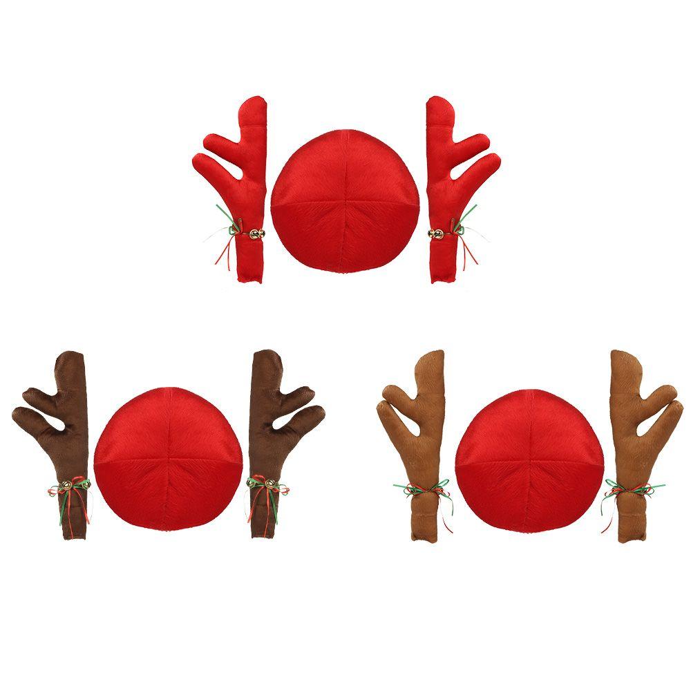 Auto Decorations Decoration Vehicle Ornament Christmas Supplies Christmas Ornament Elk Horn Car Decor