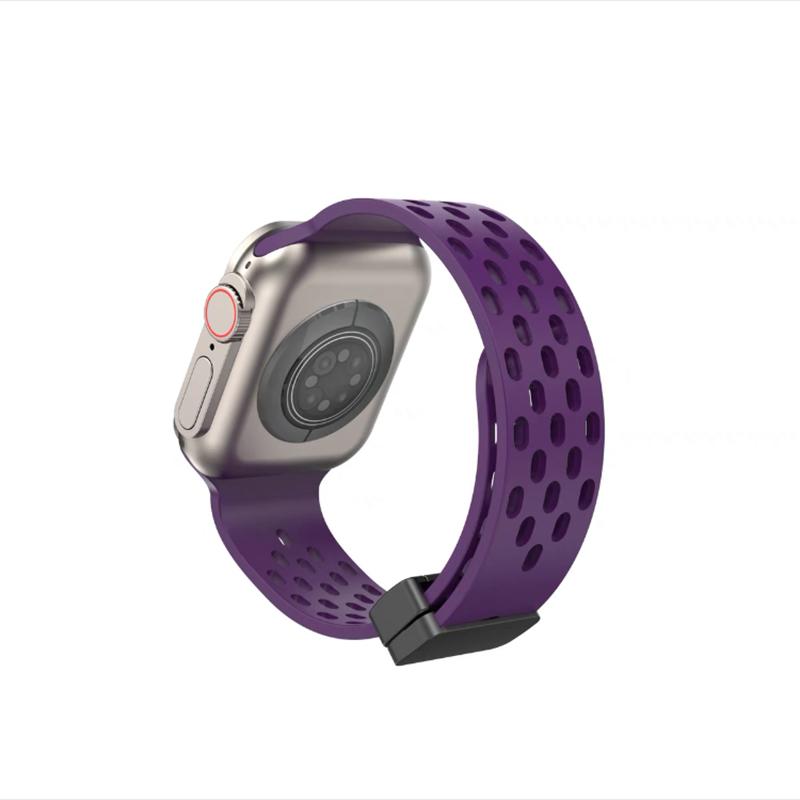 Браслет из жидкого силикона с магнитным ремешком для Apple Watch Ultra Band 44 мм, 45 мм, 49 мм, 38 мм, 40 мм, 41 мм, 42 мм, iWatch Series 7 8 se 6 5 3