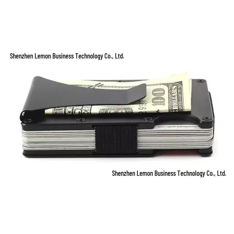 Ultra-Thin RFID Aluminum Alloy Anti-Theft Card Holder Wallet