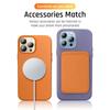 Роскошный кожаный чехол Magsafe для iPhone 13 Mini 14 15 Pro Max Plus Магнитный беспроводной зарядный чехол с анимационной защитной крышкой