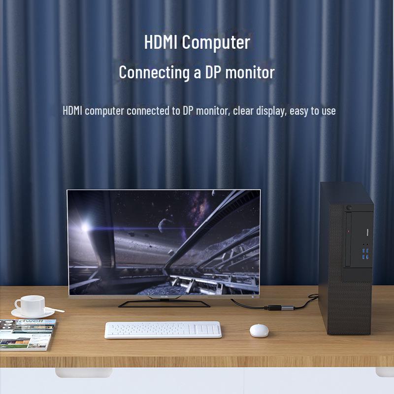 Кабель-переходник Biaz 4K/60 Гц HDMI - DisplayPort Female