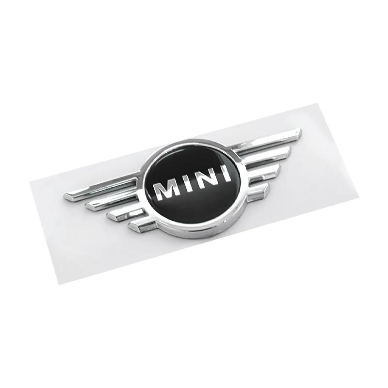 BFA1 ABS Car Front Sticker Logo Rear Emblem Badge for Mini Cooper JCW F55 F56 F60 Countryman Clubman Auto Accessories 14.3CM/11.3CM
