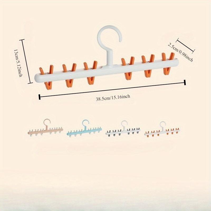6 зажимов для шляп, носков, органайзера, подвешивания, кепки, шарфов, вешалки, многофункционального шкафа, держателя для хранения одежды