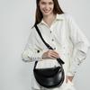 Bag Women's New Leather Women's Bag Dumpling Bag Lazy Wind Crescent Bag Large Capacity Shoulder Messenger Bag