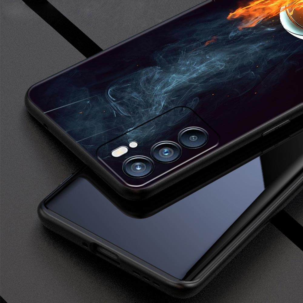 Basketball Basket Number Phone Case For OPPO Find X5 A54 A53 A52 A9 2020 A15 A95 A76 A74 A12 Reno7 SE Reno6 Pro Plus 5G Cover