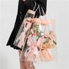 10pcs Transparent Bouquet Gift Bag Party Supplies Florist Plastic Bag New Birthday Gift Bag Gift