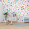 10 листов Красочные наклейки на стену в горошек Радужные наклейки на стену Украшения для детской комнаты Обои для спальни