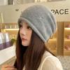 Новая вязаная шерстяная шапка Женская осенне-зимняя уличная теплая модная шапка в иностранном стиле, шапка-пуловер, шапка-бини