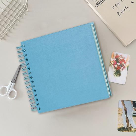 Photo Album Scrapbook Kraft Paper Scrapbook Album Flexible Coil Design DIY Memory