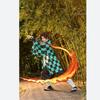Аниме Demon Slayer Kamado Tanjirou Косплей Костюм Kimetsu No Yaiba Мультфильм Костюм Sutis Парики Хэллоуин Для Детей Взрослых CosParty