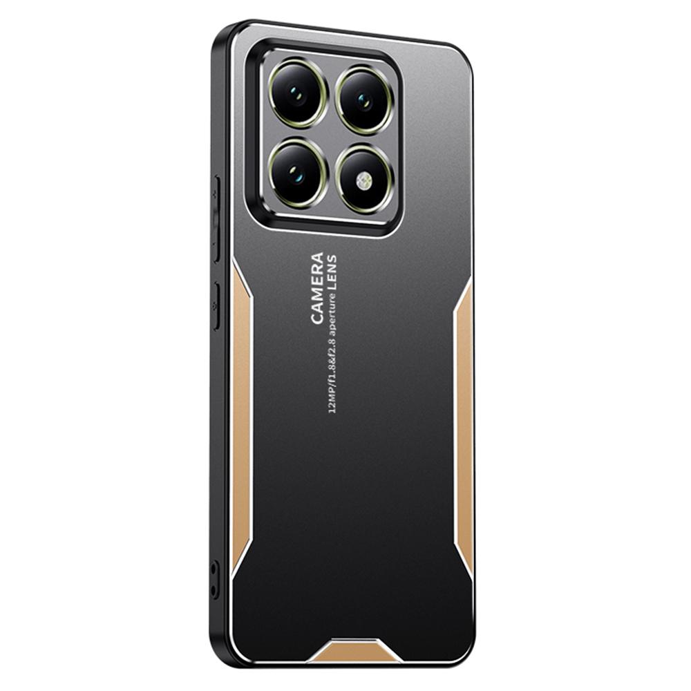 Для чехла телефона Xiaomi 14T Задняя крышка из алюминиевого сплава ТПУ ПК