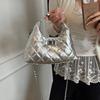 Bag Niche Texture Handbag Women's Bag 2025 New Fashion Diamond Chain Bag Simple Underarm Bag