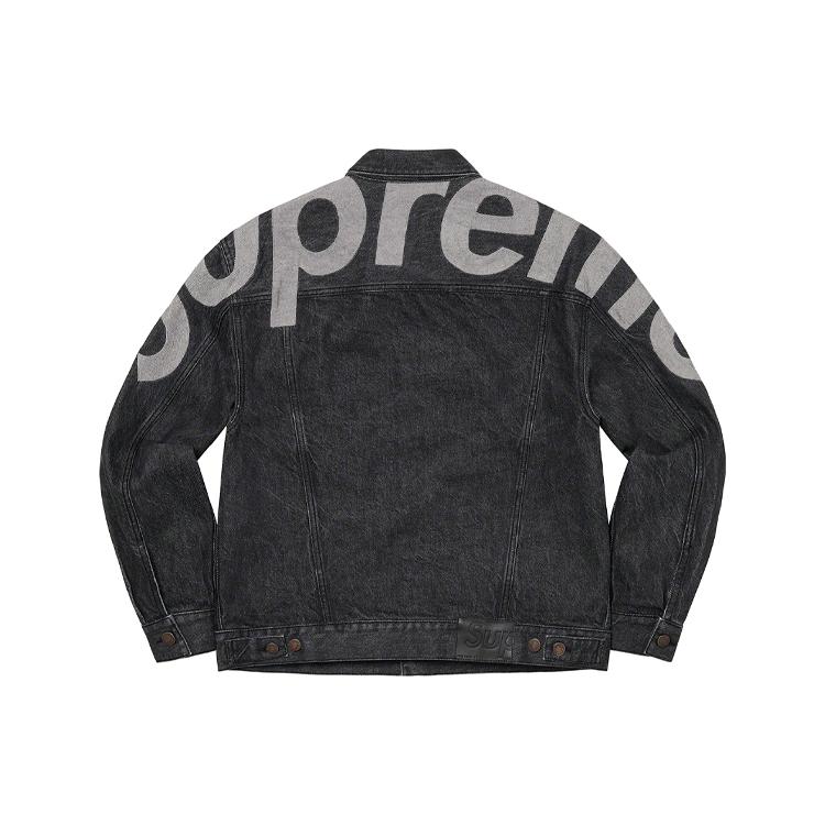 Supreme Inset Logo Denim Trucker Jacket SUP-SS22-070