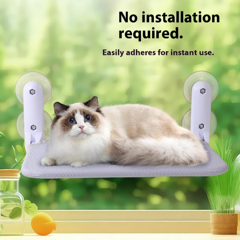 Новый гамак для кошек на присосках, складной гамак, подвесное кошачье гнездо, кошачья кровать, гамак для кошек на балконное окно, кошачий домик