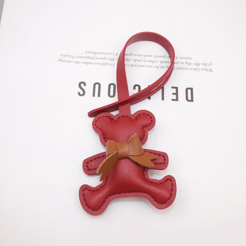 ПУ кожаный брелок милый бант декоративная сумка кулон украшение несколько цветов женщины девушки подарочные аксессуары