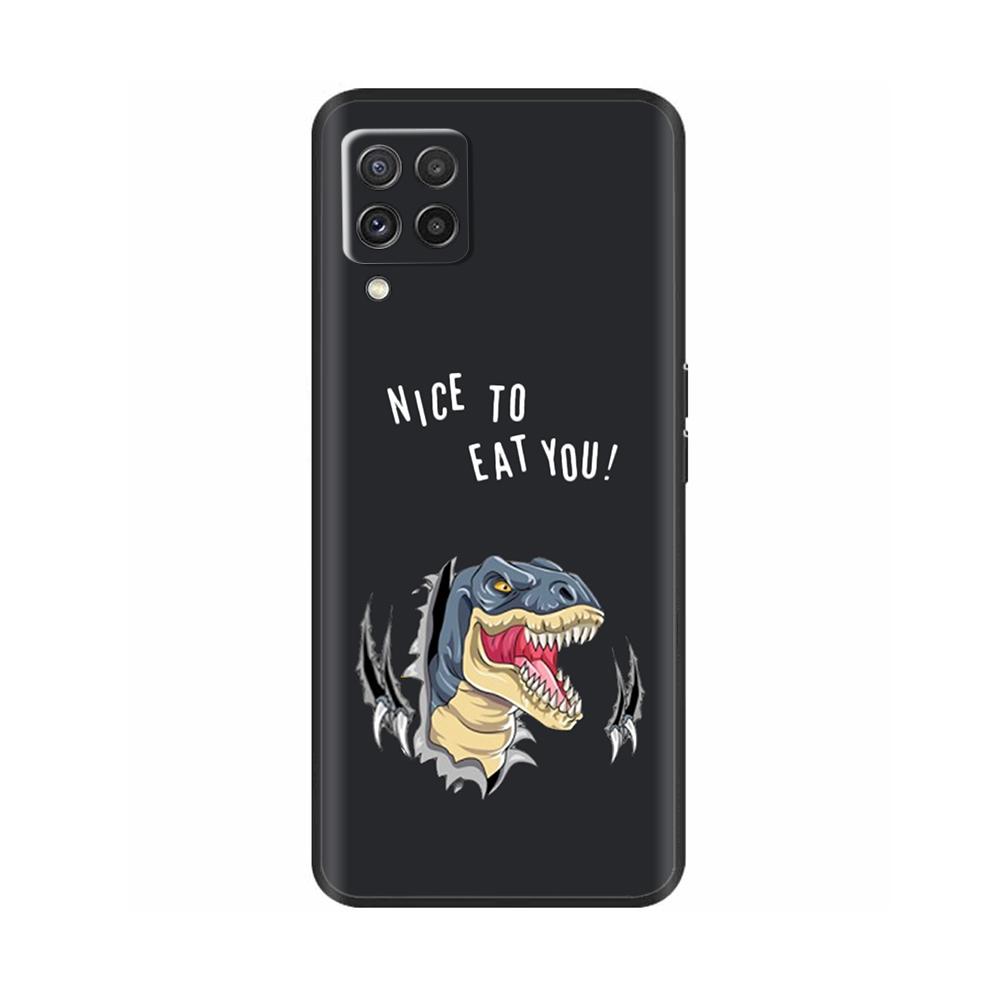 For Samsung Galaxy M22 M32 4G Case Phone Back Cover For Samsung M32 4G M22 F22 Case Soft Black Silicone Bumper Shell 6.4 inch