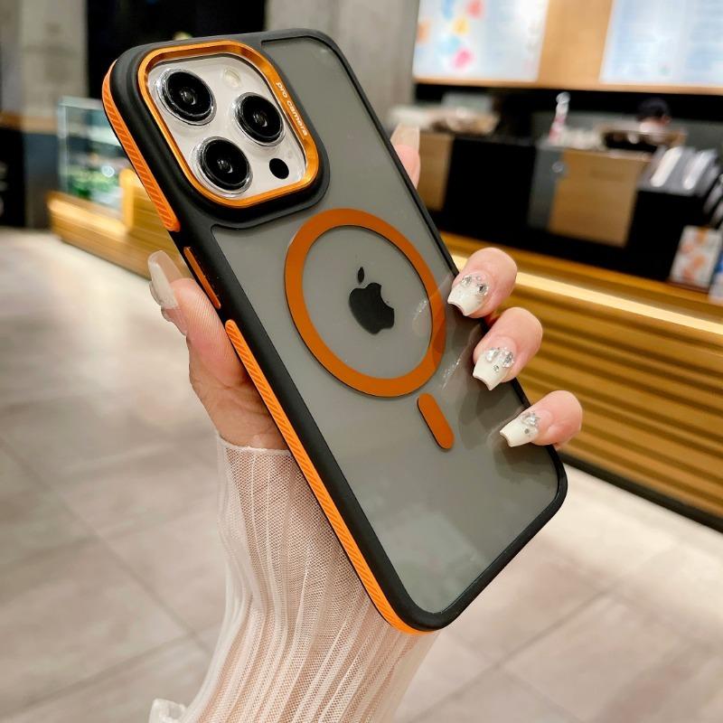 Оригинальный ультратонкий прозрачный чехол Magsafe для IPhone 11 13 14 15Pro Max, магнитный чехол для Magsafe, чехол для беспроводной зарядки