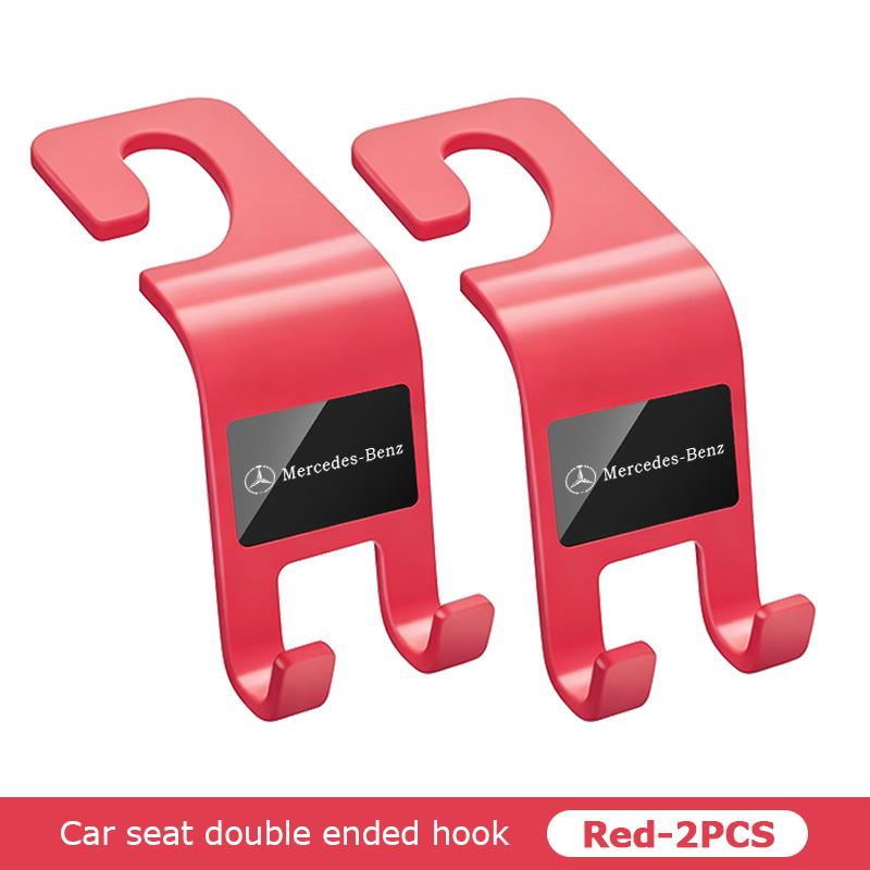 AABGV1 Car Seat Headrest Hook Back Seat Storage Organizer Hanger Storage Holder For Benz AMG VIANO GLB GLC W108 W124 W126 W169 W176 GLE