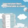 1 упаковка из 100 шт. одноразовых полотенец для лица, мягкие салфетки для снятия макияжа, дорожные ватные диски для очищения лица, для сухого и влажного использования